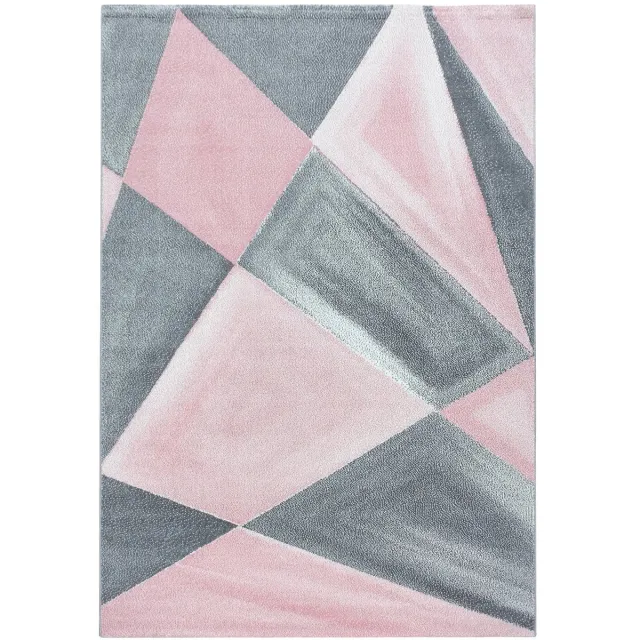 Dutch XXL Modern Vloerkleed | Tapijt | Beta | Geometrisch | Roze