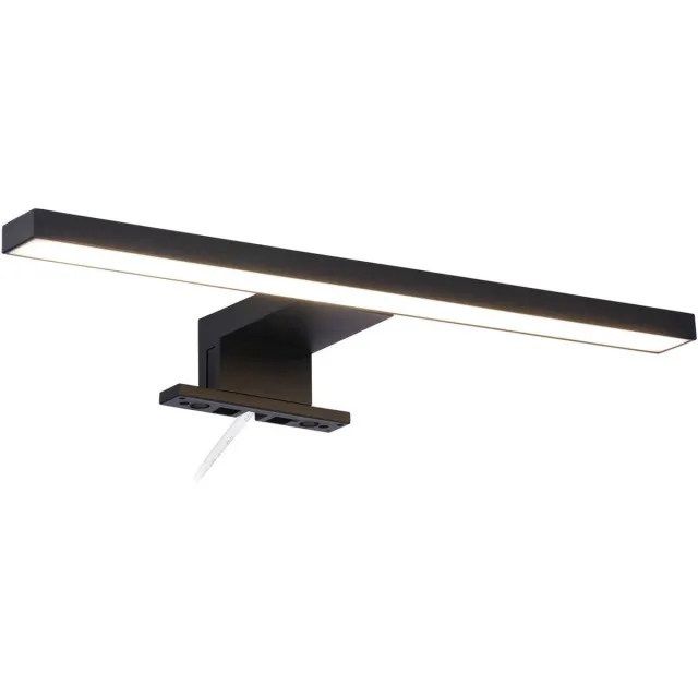 Arcqua opbouw LED kast of spiegelverlichting mat zwart 4000K