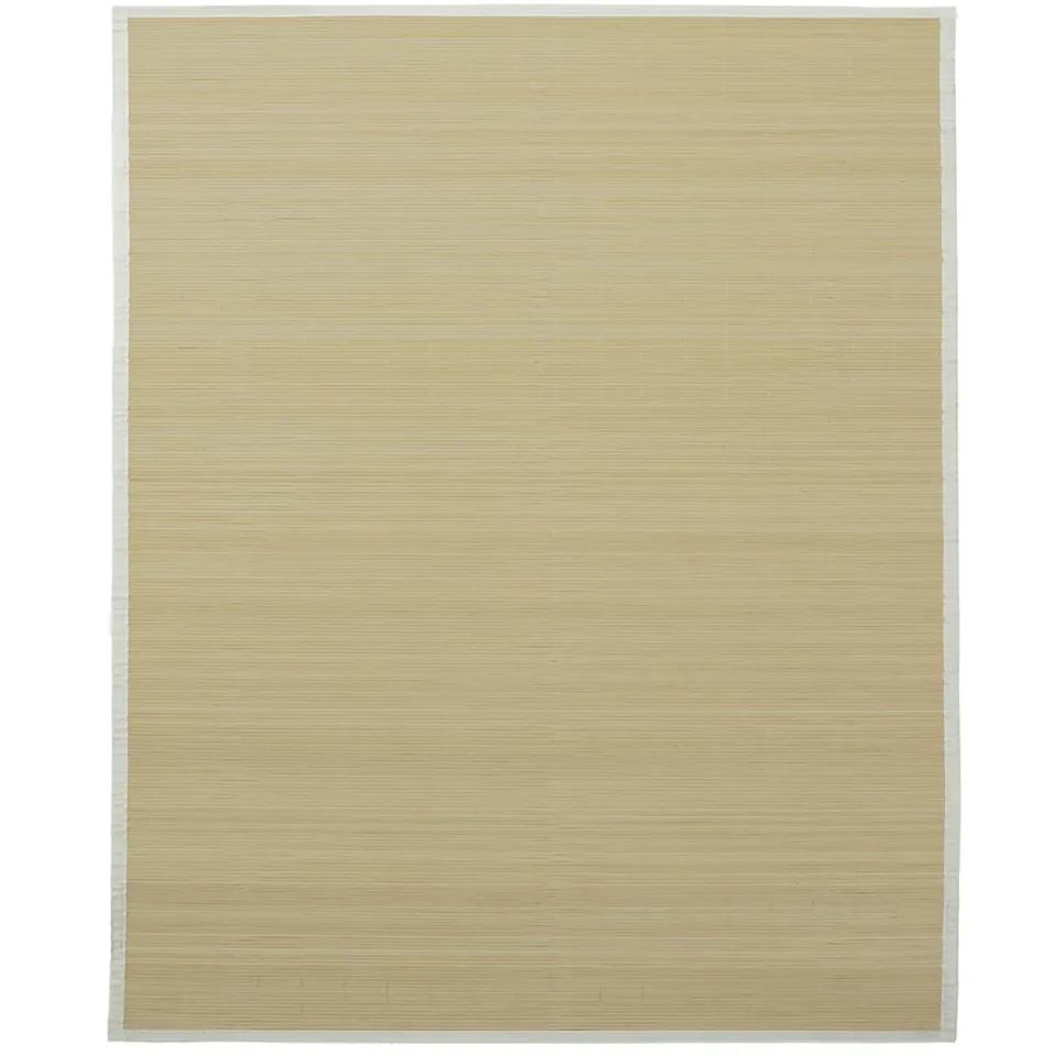 vidaXL Tapijt 160x230 cm bamboe natuurlijk bruin