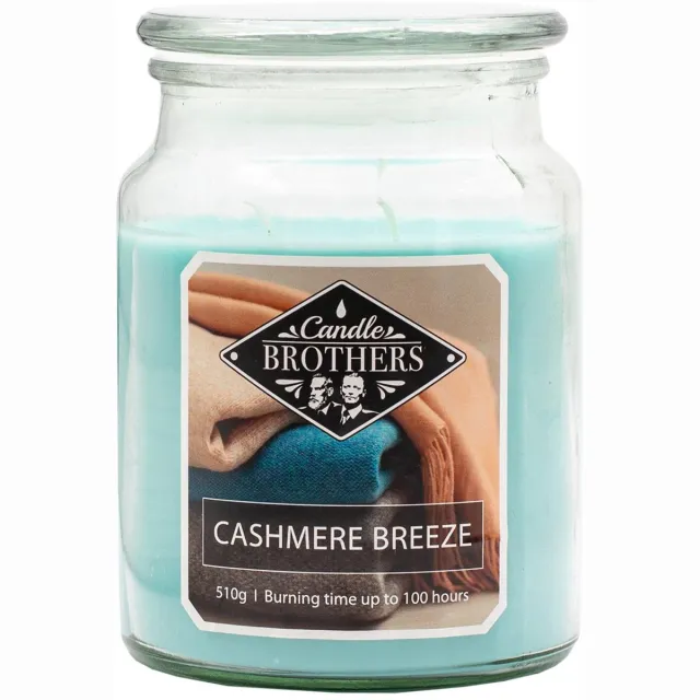Candle brother Candle-Brothers Geurkaars - kasjmierbries groen