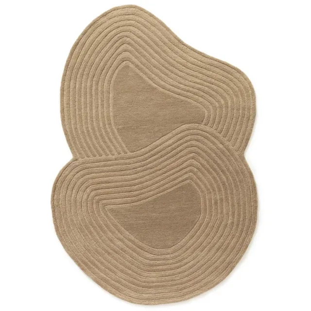 Nordic Weavers Organisch design vloerkleed - Balans Flow beige 250x365