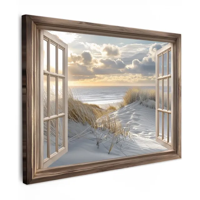 Ibenzoa Moderne Canvas Wanddecoratie 70 x 50 cm voor Sfeervolle Kamers met Natuurlijke Thema's trand - duinen