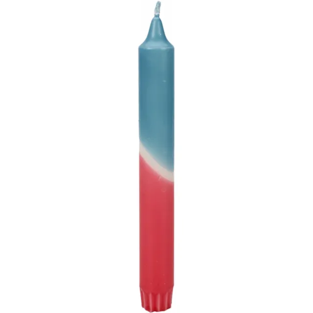 Branded by Dip Dye Dinerkaars 2.3 x 19cm Pink & Sea Blue Blauw