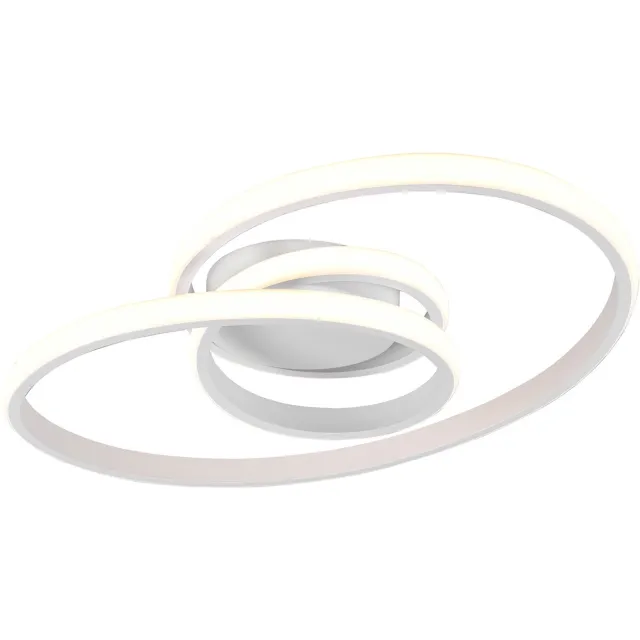 BES LED LED Plafondlamp - Plafondverlichting - Trion Sonso - 18.5W - Natuurlijk Wit 4000K - Dimbaar - Rond - Mat Wit - Aluminium
