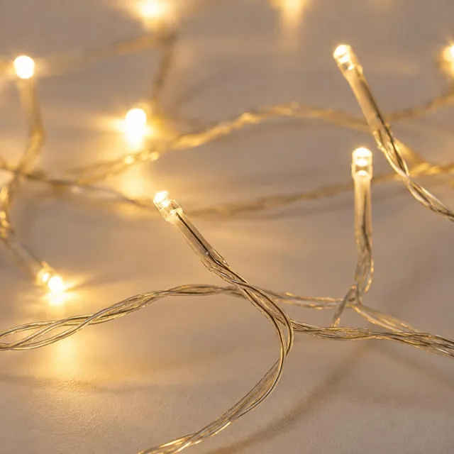 Lumineo Kerstverlichting - 2x - twinkel effect - warm wit - 480 LEDs - 6 m - kerstversiering