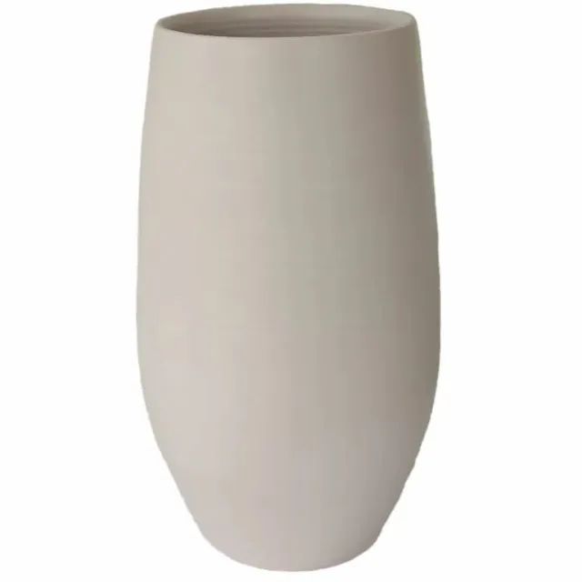 HS Potterie Vaas petra d27h45cm beige