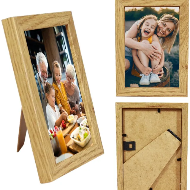 Basic Serie - Fotolijst - MDF - Eiken - 13x18 cm