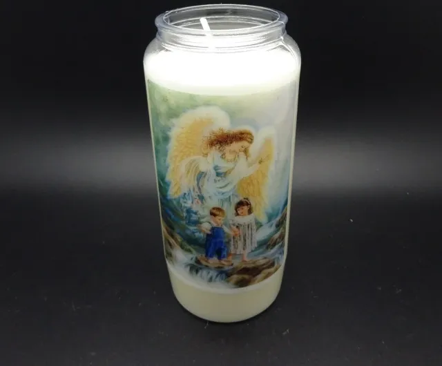Partijhandel RODO Noveenkaars Engelen 006 - 6 dagen brander (5 stuks) wit