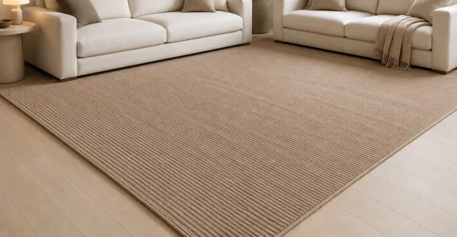 Moonay Lines Vloerkleed - 160 x 230 cm - Beige - Laagpolig