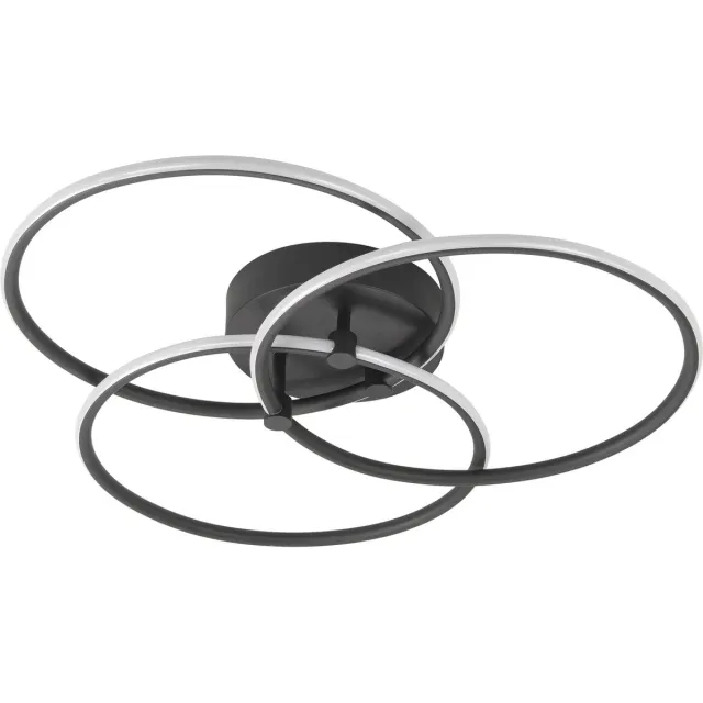 Highlight plafondlamp Circles - zwart