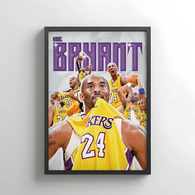 Lxry S.G.C Kobe Bryant poster paars