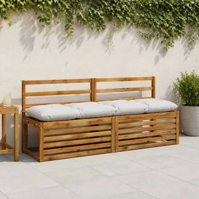 vidaXL Bankkussen VIANEN 100% Polyester Wit 170 x 40 x 12 cm