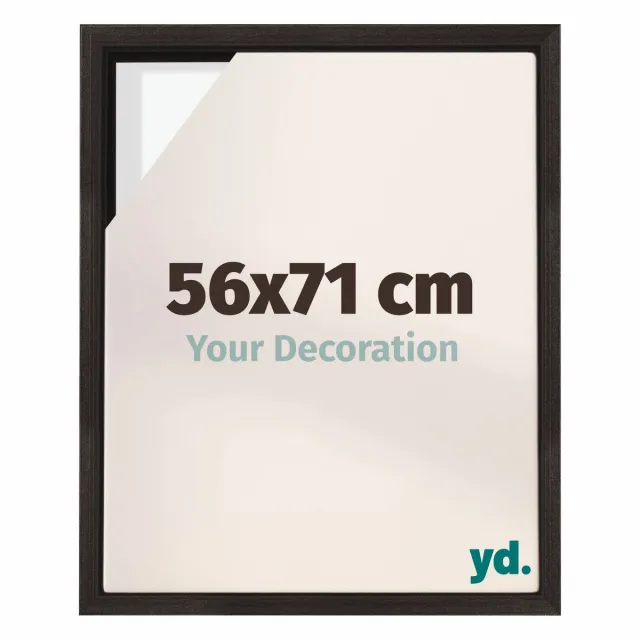 yd. yd, Baklijst 56x71 cm Eiken Donker - Lijst voor Canvasdoek - MDF Lyon