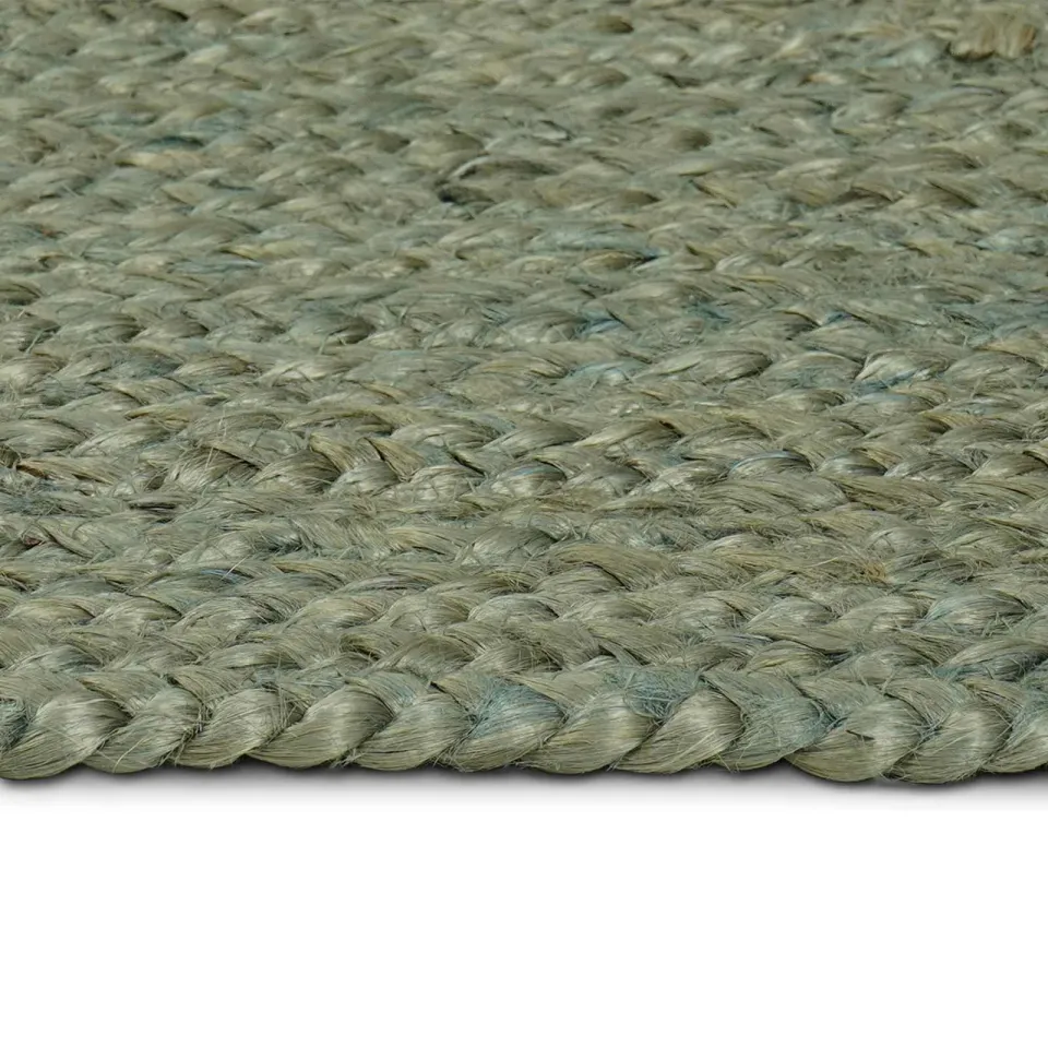 vidaXL Gebied Tapijt Olijfgroen 60 x 200 cm Jute, foto 4