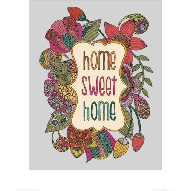 Pyramid Kunstdruk Valentina Ramos - Home Sweet Home 40x50cm Divers
