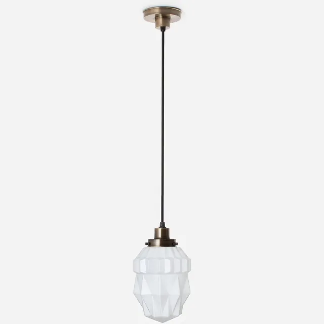 Coloured by Art Hanglamp aan snoer Theatre 20's Brons - Art Deco Trade