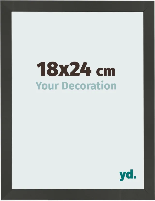 yd. Your Decoration - Fotolijst 18x24 cm - MDF - Antraciet - Bologna