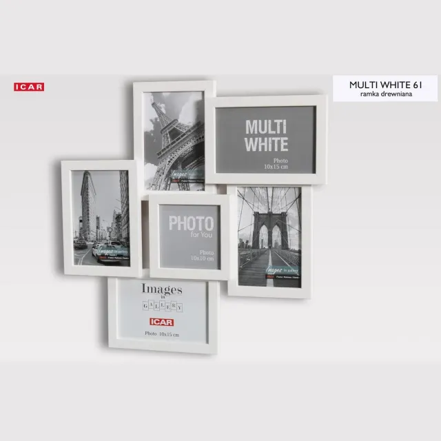 Icar Multi Fotolijst White 61 Wit