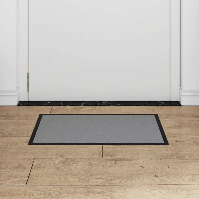 vidaXL Deurmat 40x60 cm grijs