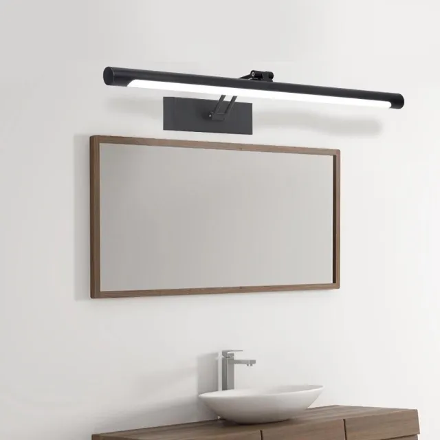 Vtw Living Spiegelverlichting - Badkamerlamp - Spiegel Verlichting - Led Verlichting - Spiegellamp - Badkamer Verlichting - Zwart - 55 cm Breed