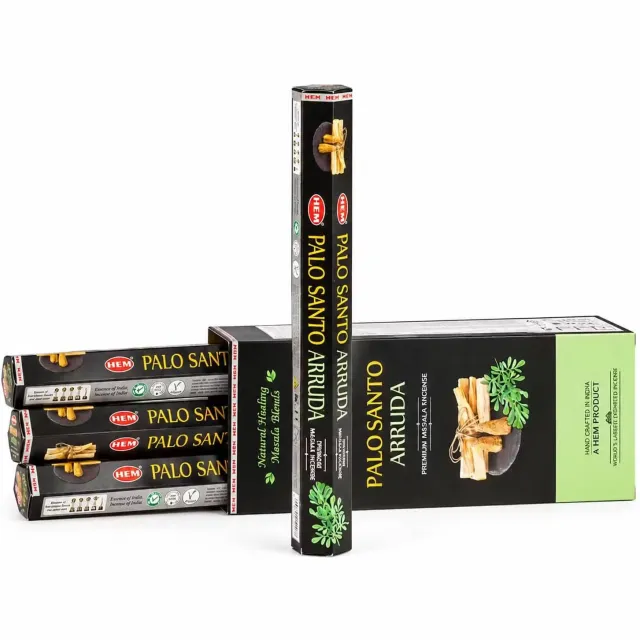 BERK HEM Hexagonale Wierook – Palo Santo Masala – Arruda Zwart