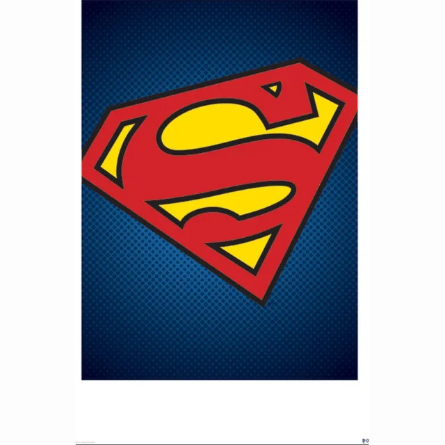 DC Comics Pyramid Poster - Dc Comics Superman Symbol - 80 X 60 Cm - Multicolor Multi color