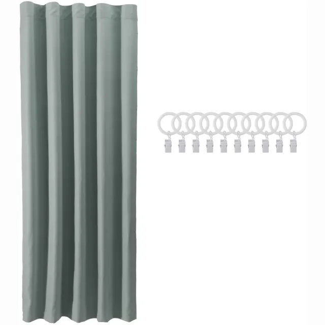 Ibenzoa Gedetailleerd Thermisch Gordijn voor Uitstekende Warmteisolatie – 140 x 240 cm – Grijs