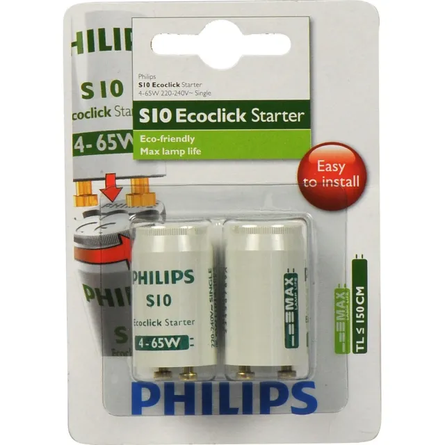 Philips starters S10 - 2 st - 4/65 Watt Divers