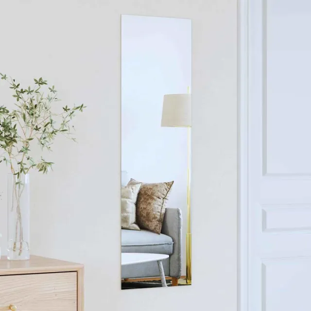 vidaXL Wandspiegel 30 x 100 cm gehard glas Rechthoekig Transparent