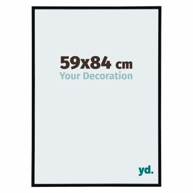 yd. Your Decoration - Fotolijst 59x84 cm - Kunststof - Zwart Hoogglans - Annecy