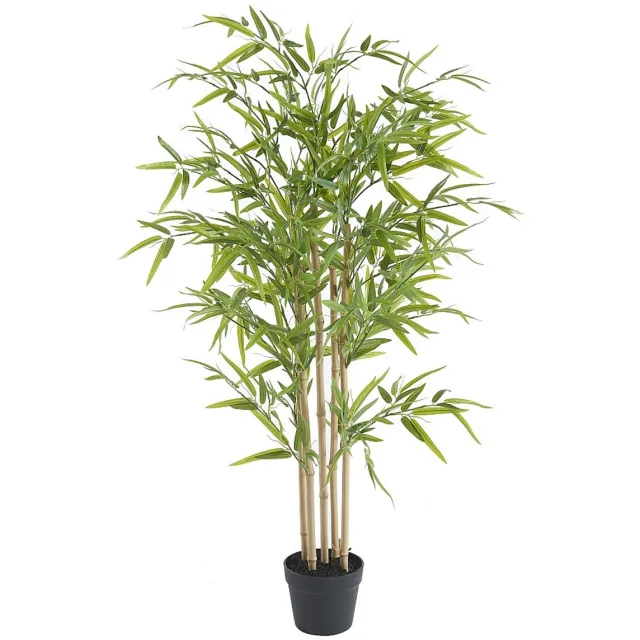 Vente-unique Kunstboom bamboe - H 122 cm - Groen - BAMBOUSERAIE