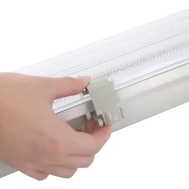 AVINET safety Avinet AV-12022 LED TL Armatuur 120cm, 36w, 6000K, 4300 Lumen IP65, incl. 2x led buis 120cm GRIS