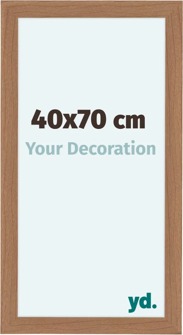 yd. Your Decoration - Fotolijst 40x70 cm - MDF - Notenhout Licht - Como