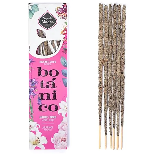 Phoenix Import Mani Bhadra Sagrada Madre Botanische wierook Jasmijn & Rozen bruin