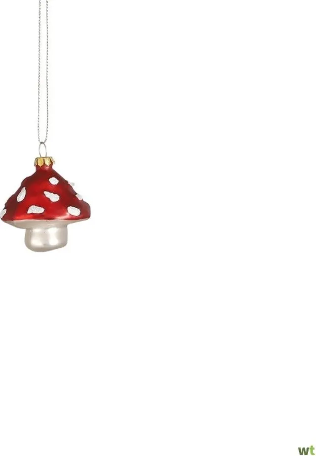 Efteling Kerstbal Paddestoel multi