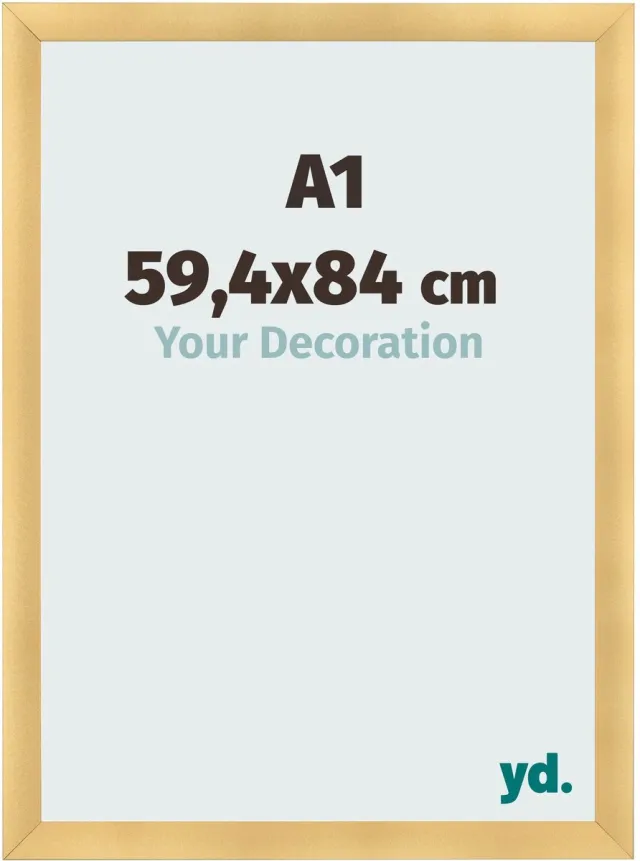 yd. Your Decoration - Fotolijst A1 59,4x84 cm - MDF - Goud Mat - Pisa
