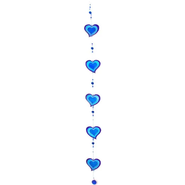 Something Different hearts Raamhanger/Suncatcher - Blauw