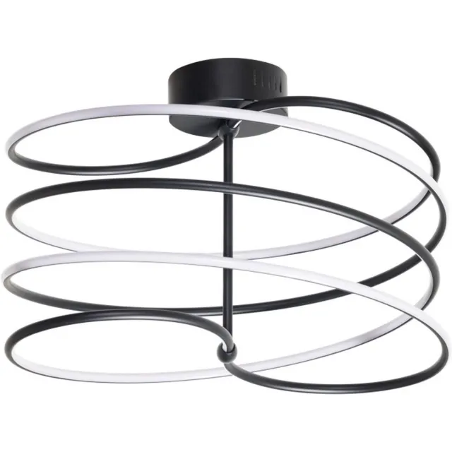 Expo Trading ETH Slinger Plafonniere Led 40w 2700k 3 stap dimbaar zwart