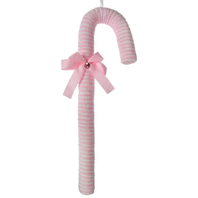 Clayre & Eef Kersthanger Zuurstok 56 cm Roze Kunststof