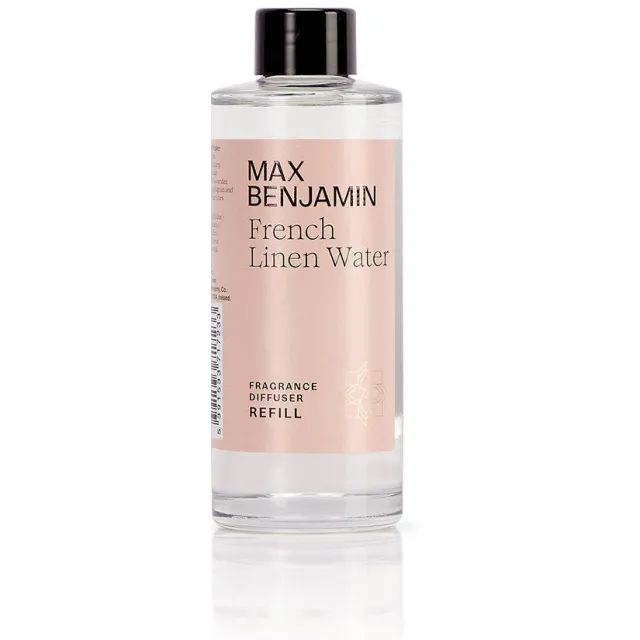 Max Benjamin geurstokjes Refill - French Linen Water - 150 ml lichtroze