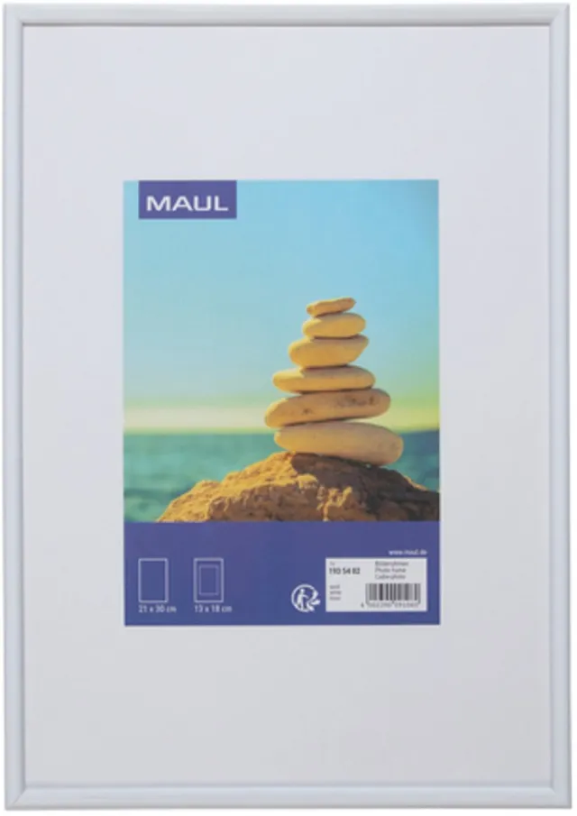 Maul Fotolijst maul art 21x30cm kunststof wit | 6 stuks