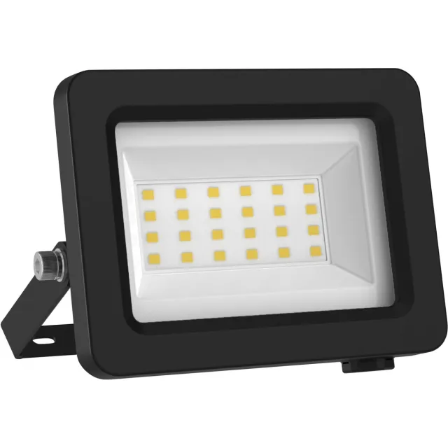 Osram LED-schijnwerper met levensduurklasse A, zwarte aluminium behuizing, 5 W, 870 lm, voor buitentoepassingen, compact ontwerp, lichtgewicht, eenvoudige montage, LED niet vervangbaar