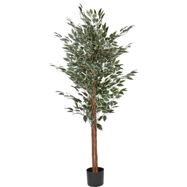 Beliani FICUS TREE - Kunstplant - Groen - 167 cm - Synthetisch materiaal