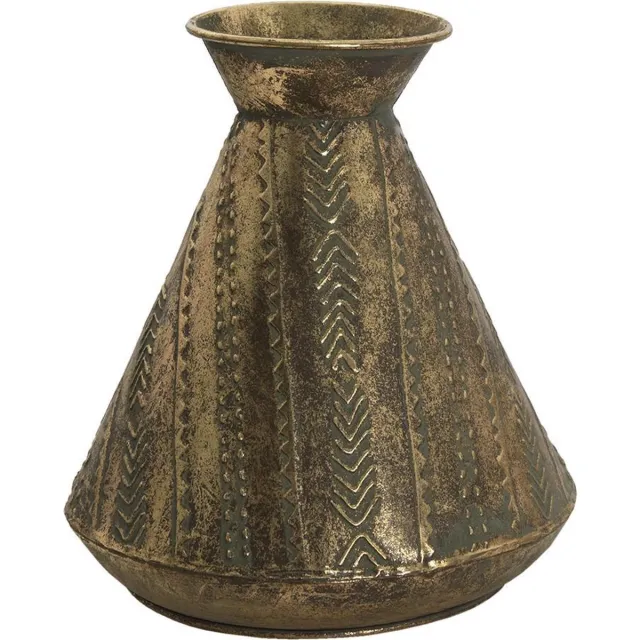 Clayre & Eef Vaas Ø 27x30 cm Koperkleurig Metaal