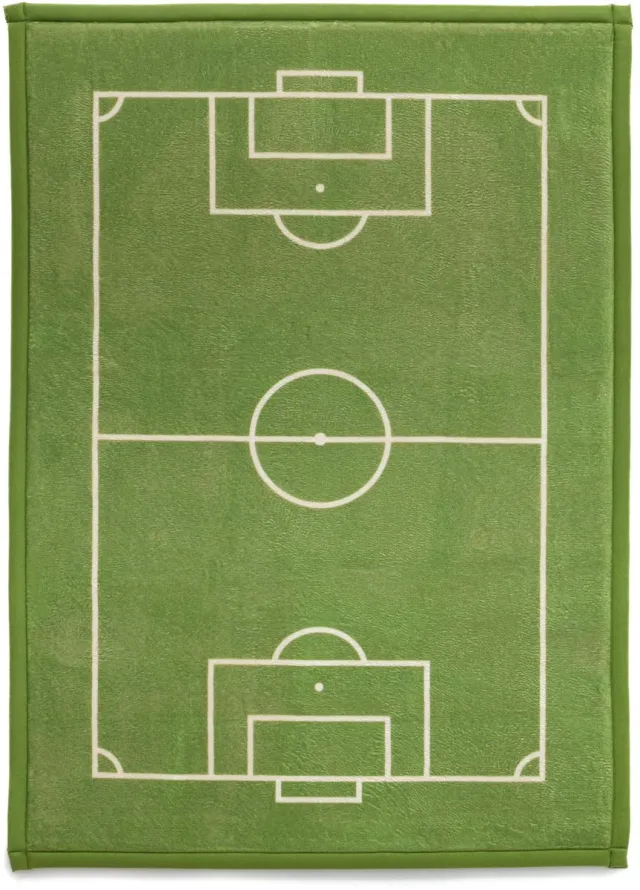 Amiah Speelkleed - Pluffy Soccer Field groen 50x80