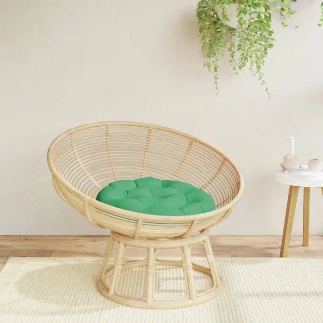vidaXL Zitkussen rond Ø 60x11 cm oxford stof groen