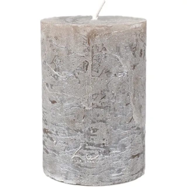 Rasteli Luz Your Senses Metal Kaars-Stompkaars Zilver D 7 cm H 10 cm voordeelaanbod van 2 stuks