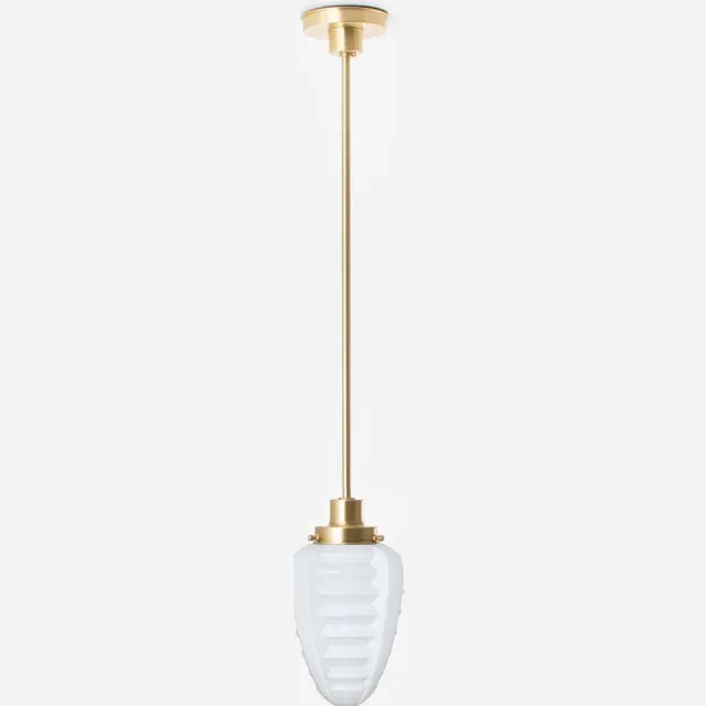 Coloured by Art Hanglamp Parole 20's Messing - Art Deco Trade