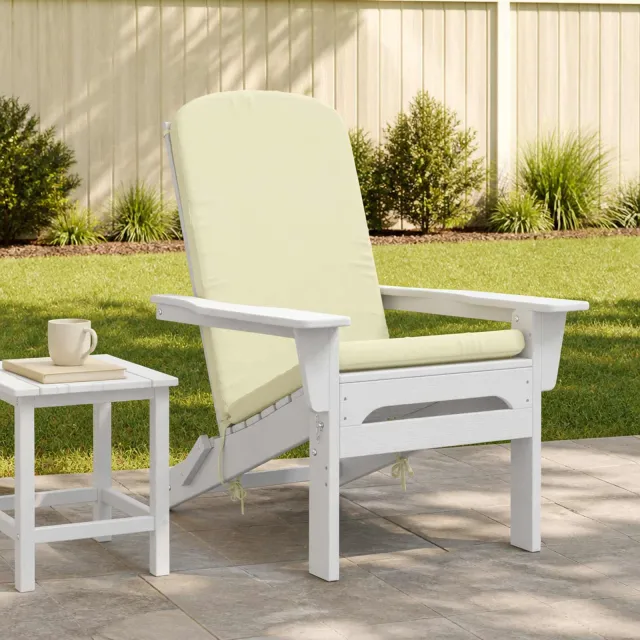 vidaXL Adirondack stoelkussen GEMERT 100% Polyester Crèmekleurig