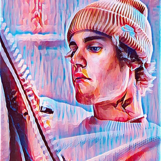 Passionforart.eu Justin Bieber - Poster - 50 x 70 cm full clour